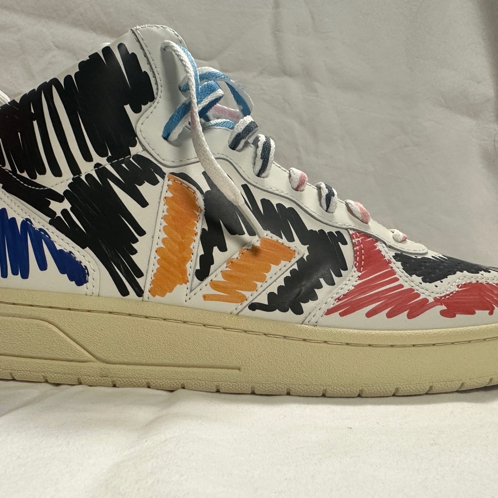 Marni Multicolor Scribble Sneakers - image 1